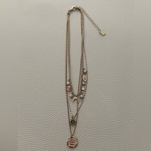 NWOT American Eagle Outfitters Layered Rose Necklace